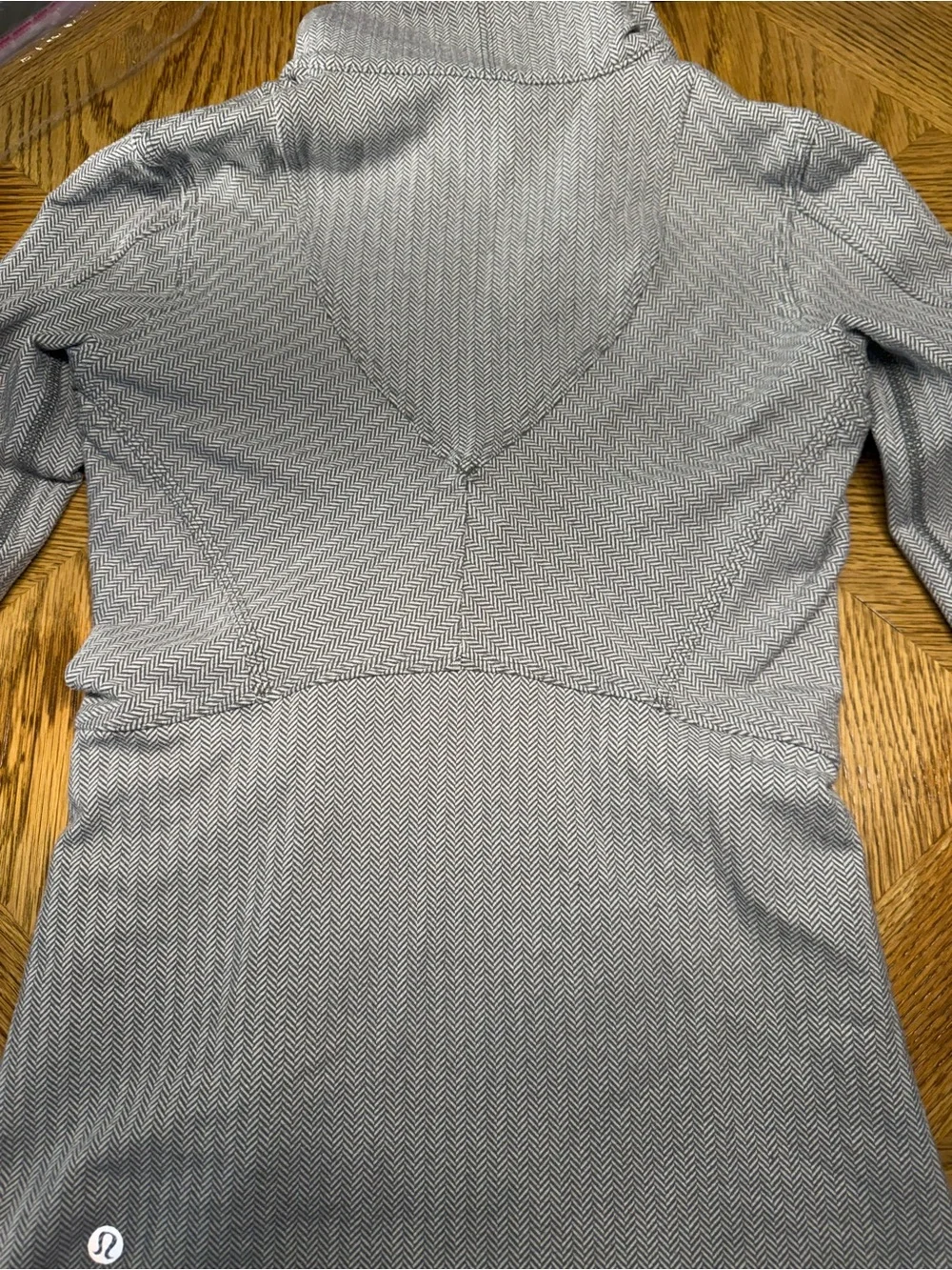 lululemon athletica Light Gray Half-Zip Pullover